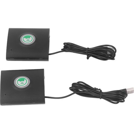 Sonnette interphone bidirectionnelle, appel longue distance sans fil intelligent, volume clair, convient à la sécurité de la maison et du bureau, noir. (1/5)