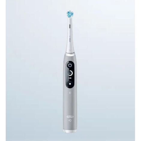 Braun Oral-B iO Series 6 Spazzolino Elettrico Grigio Opal con Custodia