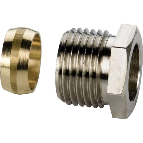Flamco Klemmringverschraubung G1/2a x 15mm MS vern., F10352