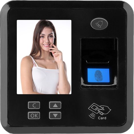 Contrôle d'accès biométrique par empreinte digitale et carte d'identité avec gestion du temps de présence et interface IP/TCP (1/5)