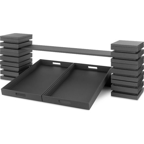Kit Présentoir Buffet Cubic® 2 Niveaux avec 2 Plateaux 60 x 40 cm - Pujadas