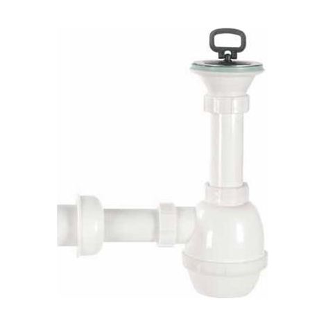 Kunststoffsiphon 1,1/2' Spülbecken 1 Becken