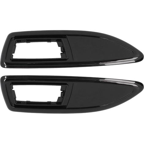 KIMISS 2 PCS Side Indicator Repeater E Set pour D 2006-2014, Astra H, Astra J, Zafira B & Insignia - Élégants Améliorations de Garniture (noir brillant). (1/5)