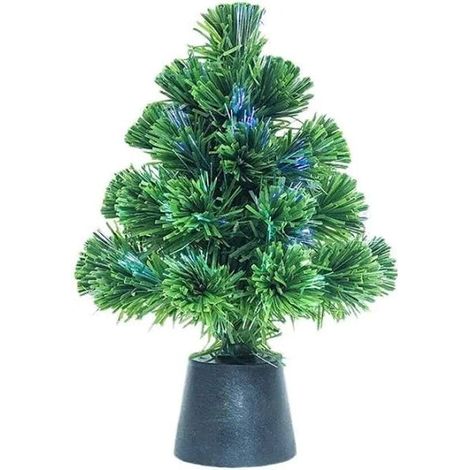 Albero di Natale con Fibra Ottica Altezza 42 cm DUE ESSE CHRISTMAS (1/5)