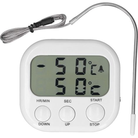 Eujgoov Thermomètre à Sonde Alimentaire, Alimentaire préréglé (1/5)