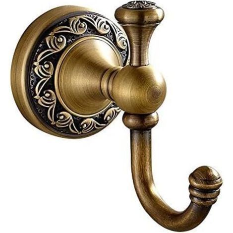 [JAMAIS UTILISÉ] Patère murale à motif ondulé pour peignoir, salle de bain, toilettes, porte-manteau, serviette, chapeau, style antique, pour entrée, garde-robe, chambre à coucher (1/4)