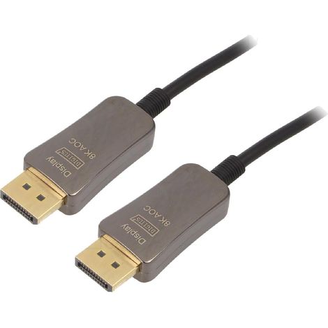 Cable DisplayPort 1.4 male des deux cotes 10m noir