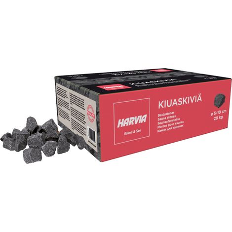 Harvia Saunasteine 20 kg 5-10 cm Ofensteine Steine für Saunaofen Elektroofen AC3000