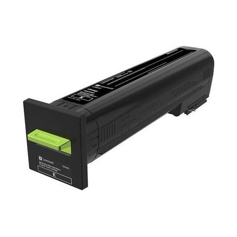 Lexmark 72K2XKE Tóner láser para CS820 - Negro Alto rendimiento XL Original (1/2)