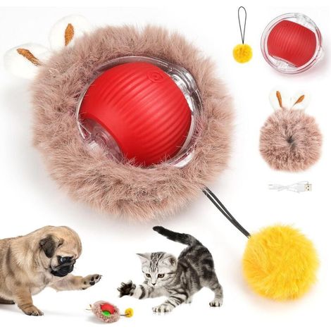 Balle de Jouet Interactif pour Chat,Balle interactive pour chat,balle interactive intelligente,Jouet Intelligent pour Chat,Electric Cat Toy Ball,Jouet pour Chat (1/5)