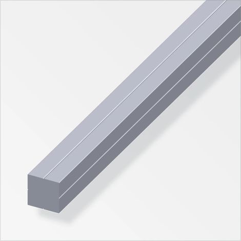 barra quadrata 11.5 alluminio naturale - 1 metro.