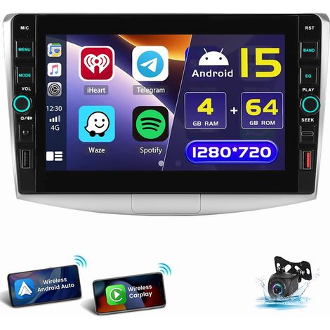 Pour VW Passat B7 2010-2015 10.1" Autoradio Apply CarPlay Android 15 USB Tyoe-C GPS Bluetooth 2+32G CAM (1/5)