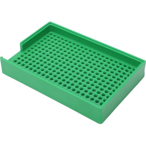Schraubenablage mit mehreren V-förmigen Löchern, flacher Öffnung, Schraubenablageplatte für den industriellen Einsatz, 2-2,5 mm / 0,08-0,1 Zoll (273 Löcher) (1/5)