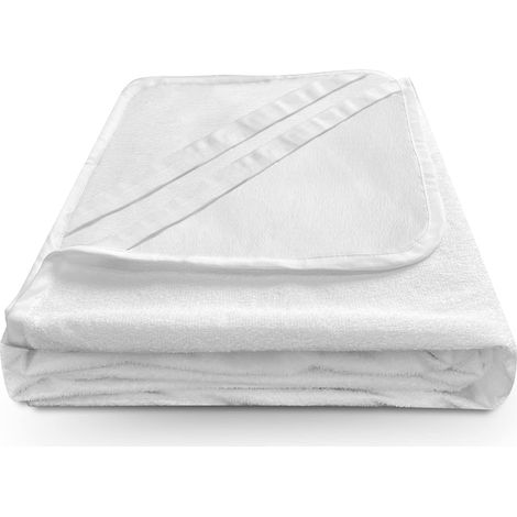 Mattress Protector 70 x 140 cm, Waterproof Breathable Cotton Mattress Protector with 4 Elastic Corners (1/5)