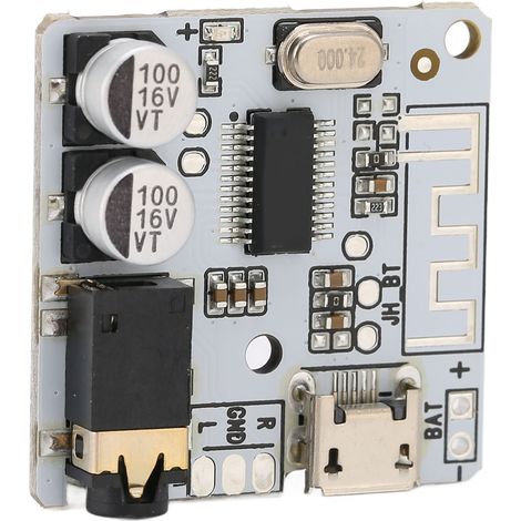 Module récepteur audio Bluetooth stéréo sans perte, amplificateur pour haut-parleur de voiture DIY avec indicateur LED 3,7‑5 V (1/5)