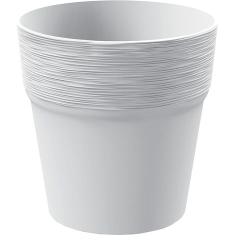 Maceta FURU , dimensiones (mm) 122x122x122, color Blanco