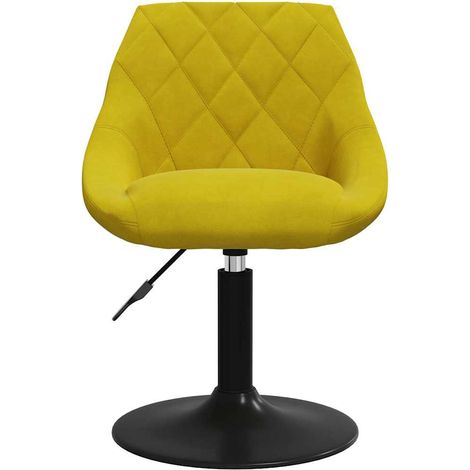 Chaise de salle à manger - Chaise à dîner Jaune moutarde Velours BV868815 - BonneVie (1/5)