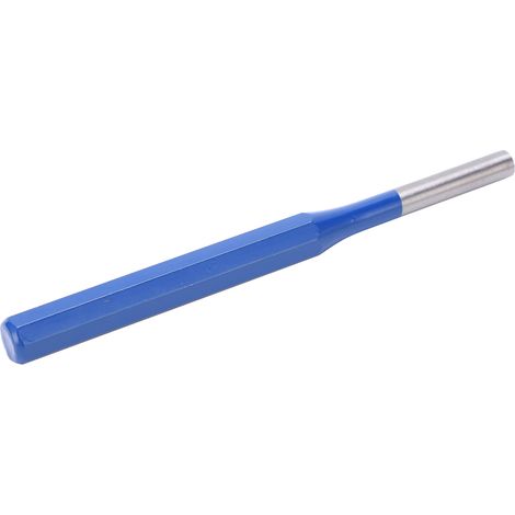 Hochfester Stiftstempel, Profiqualität, zylindrische Form, CRVV, blaue Pulverbeschichtung, 8 mm (1/5)