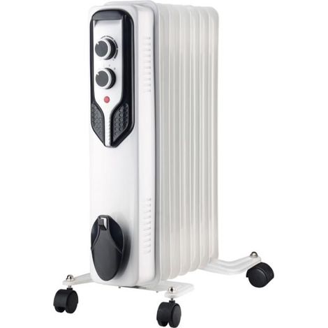 Pullman - H300 - Radiateur Bain D'huile 7 éléments - 1500w - 3 Allures - Thermostat Réglable (1/5)