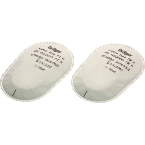 Dräger Safety Partikelwechselfilter-Set, 10 Paar, Filter: P2R 10 Stk