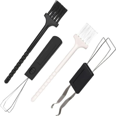 Kit de Nettoyage pour Clavier Mécanique Brosse Noire et Blanche Outils de Dépoussiérage pour PC et Tablette Accessoire de Nettoyage pour Usage Domestique (1/5)