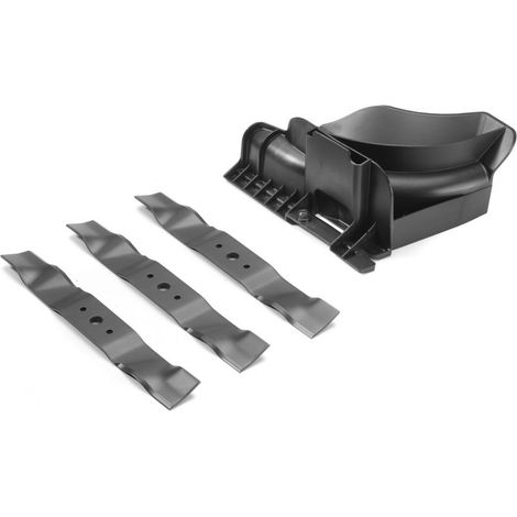 Kit mulching cap et lames pour tracteur de pelouse ORIGINAL CASTELGARDEN TC SD 118