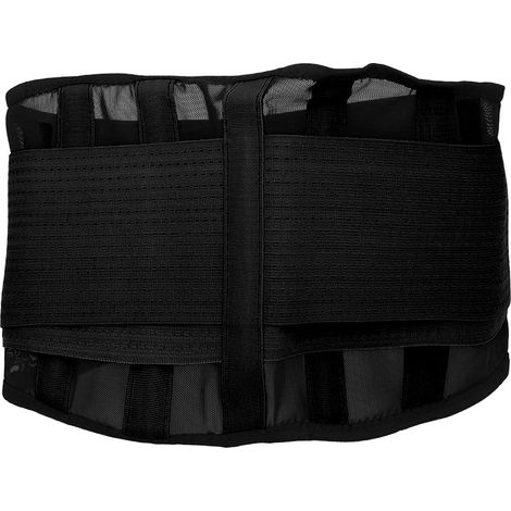 Atmungsaktiver Mesh-Stützgürtel für Fitness- und Gewichtstraining, für Damen und Herren, schwarz. (1/5)