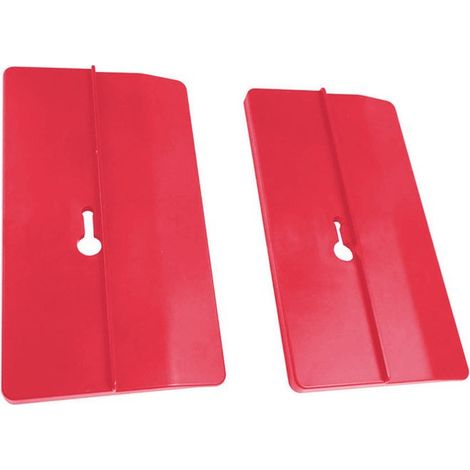Lot de 2 outils rouges pour pose de plaques de plâtre, fixation sur plafonds inclinés et murs, repérage de position, 2 pièces