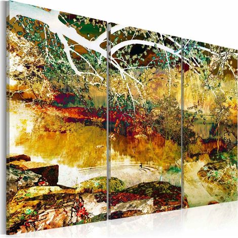 Tableau lac des illusions - 120 x 80 cm (1/4)