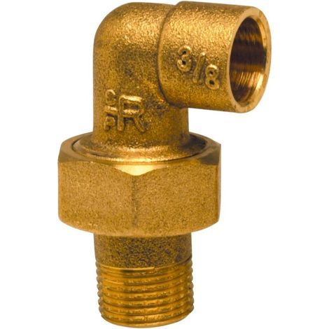 Union coudée à souder 98GCU femelle à souder Ø22 - mâle à visser 3/4" - THERMADOR 98GCU2220