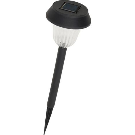 lampara solar jardin plastico ø 10,5 x 38 cm. protección ip44 (1/5)