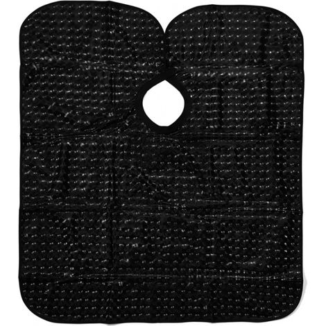 Capa corta de peluquería, delantal impermeable, capa para cortar el cabello para niños y adultos, chal para champú para cortar, hacer permanentes y teñir el cabello en casa. (1/5)