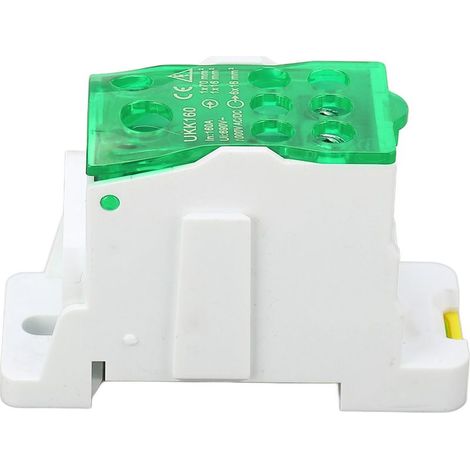 Boîte de distribution de bornes, jonction de puissance de bloc de rail DIN 690 V 160 A, pour l'électricité verte (1/5)