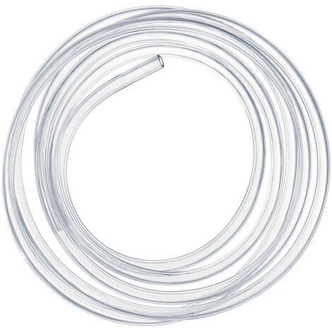 Tuyau souple transparent 10m – PVC haute qualité – Diamètre intérieur 10mm – Diamètre extérieur 12mm – Pour eau et air (1/5)