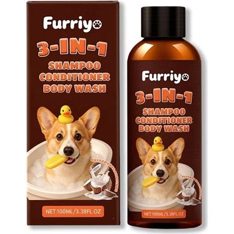 Furriyo Haustier-Shampoo – Sanfte Reinigung, Fleckenentfernung, Duft und Glättung für Haustiere. (1/5)