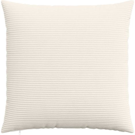 vidaXL Funda de almohada 2 pcs HEERLEN Crema 80 x 80 cm pana (1/2)
