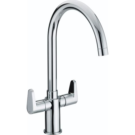 Bristan Quest Chrome EasyFit Kitchen Sink Mixer Tap + Easy Fit Base (1/5)