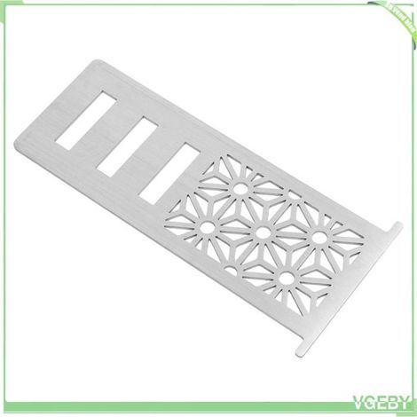 Plaque d'extension pour brûleur - FAFEICY - Compatible Snowpeak GS 450R/GS 450K - Inox 304 - 3 trous réglables - 13x6 cm
