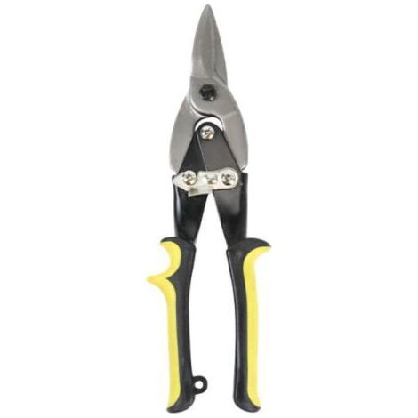 Cisailles à métaux 250 mm Cisailles à tôle de qualité aéronautique Coupe droite Acier Convient pour la coupe du métal, également adapté aux installateurs de cloisons sèches. (1/5)