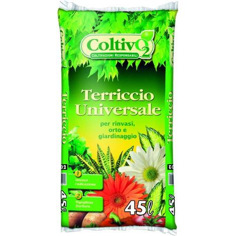 Terriccio Universale Coltivo - 45 l - Pronto all'Uso