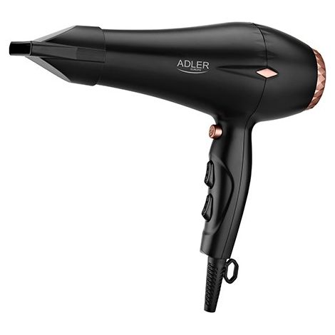 Adler AD2244 Sèche-cheveux ionique professionnel avec Concentrateur et Diffuseur inclus - Fonction Cool Shot - Fonction ION (1/10)