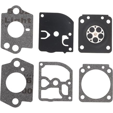 Kit de réparation carburateur, amorçage et bougie pour Stihl HS45, FS38, FS55 (1/5)