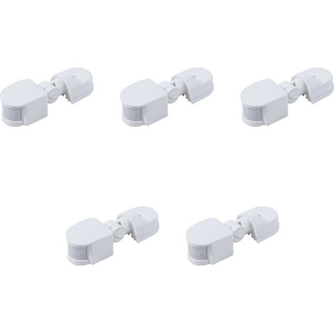 5X Capteur de Mouvement Infrarouge AC110V-240V Interrupteur de Capteur Réglable pour Capteurs de Mouvement Corporel PIR pour Plusieurs Scénarios (1/4)