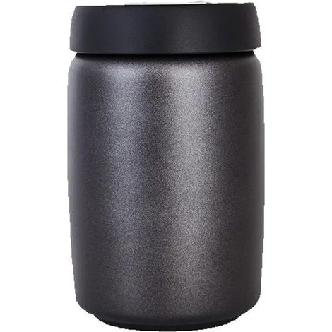 Barattolo sottovuoto per chicchi di caffè, realizzato in acciaio inox 304, contenitore per alimenti, adatto all'uso in cucina, capacità 1200 ml. (1/4)
