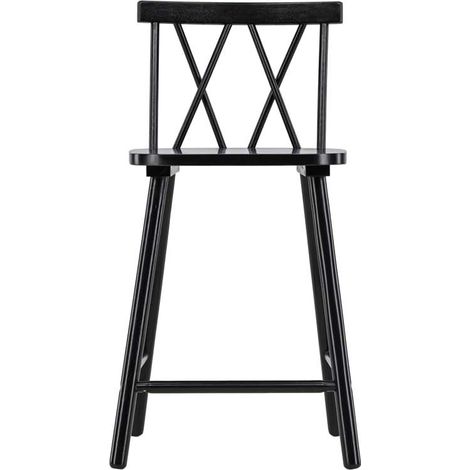 Mollöström Barhocker Holz schwarz.