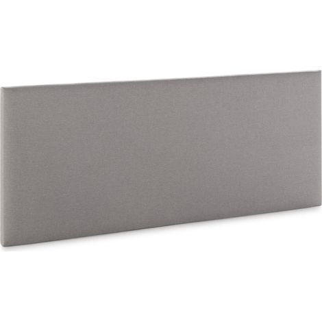 Cabecero Aura tapizado en tela Gris Claro 150x60 cm