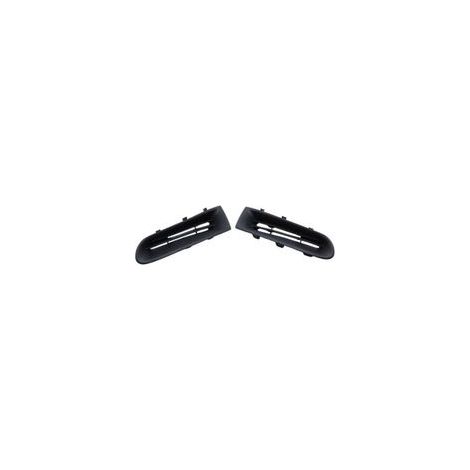 Grille de parechocs avant gauche et droite pour Renault Clio MK3 20052009 7701208684 ABS noir (gauche)