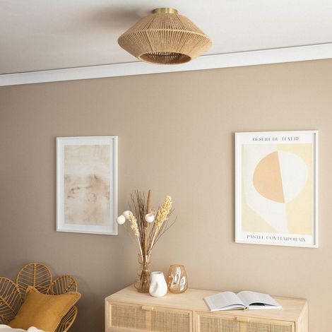 Lampada da Soffitto Corda Naturale Big Moksha Naturale (1/5)