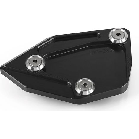 (NOIR SANS LOGO) Compatible avec BMW C600 SPORT C650GT C 650 GT 2012-2021 - Extension de béquille latérale en aluminium - Support/plaque de fixation maxpower (1/4)