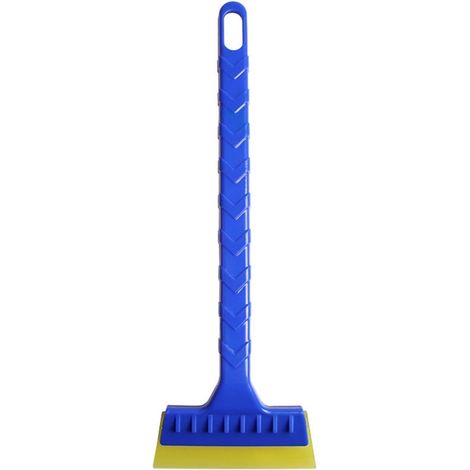 BRAVIX Grattoir à glace pour voiture – Grattoir à glace compact  Grattoir de pare-brise pour glace et neige, grattoir de fenêtre pour enlever la neige, déneigement ergonomique et dégivreur pour